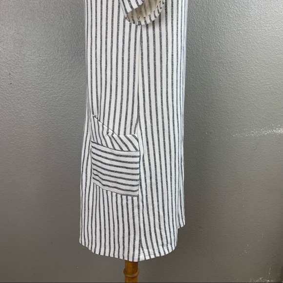 Lazy Sundays striped French terry tee dress - Picture 12 of 14